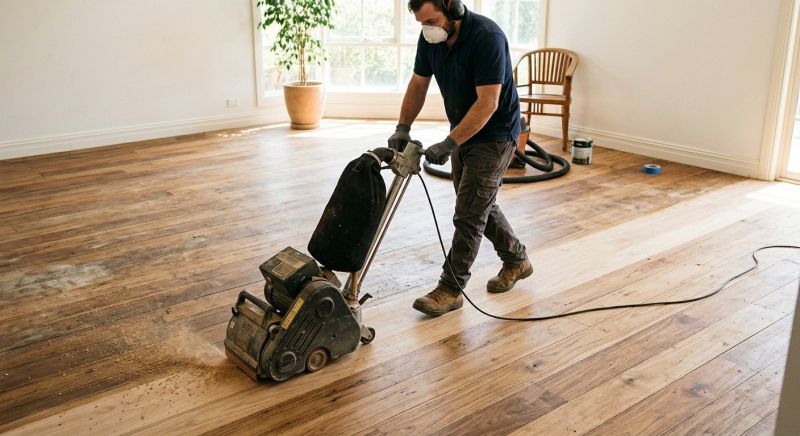 Walnut Floor Refinishing in Kansas City, KS
